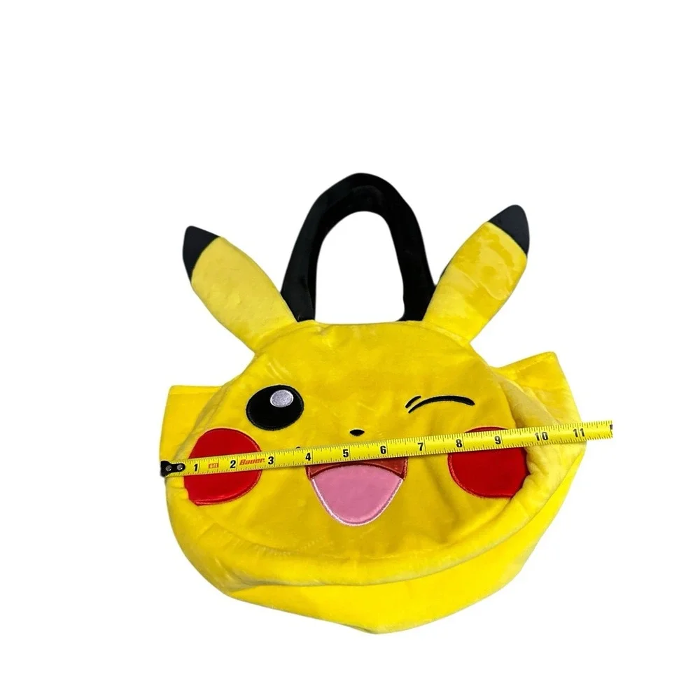 NEW bioworld‎ pokemon super soft yellow tote bag PIKACHU